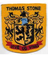 Vintage Scarce US Navy Mystery Misprint 4 3/8&quot; Felt Patch USS Thomas Stone - $91.39 MXN