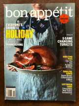 BON APPETIT Magazine November 2013 Thanksgiving Turkeys Pumpkin Brulee Pie - £2.32 GBP