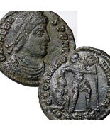 VALENS with Labarum ☧ Christogram Chi-Rho, Dragging Capitive. Roman Empi... - $131.81 CAD