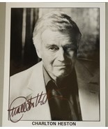 Charlton Heston 8X10 Black White Signed Autograph Auto Picture Actor Mov... - $24.70