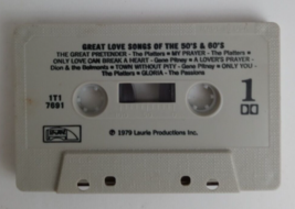 Great Love Songs Of The 50&#39;s &amp; 60&#39;s Cassette Tape Only - £1.51 GBP