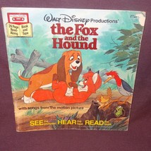 Walt Disney Storyteller Read Along Book The Fox the Hound Book Paperback 1981 - £5.46 GBP