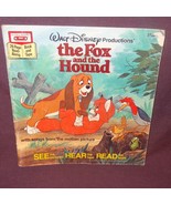 Walt Disney Storyteller Read Along Book The Fox the Hound Book Paperback... - £5.44 GBP