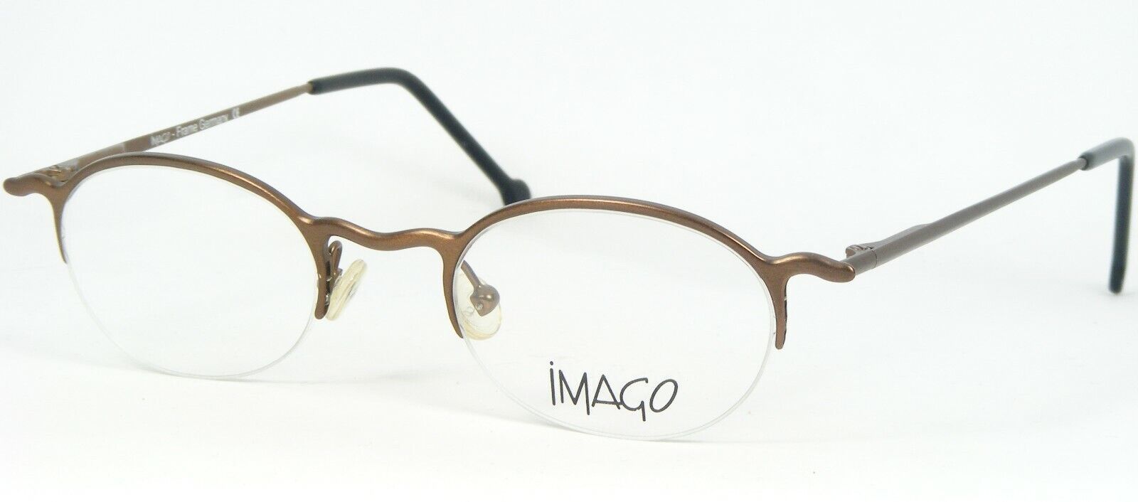 iMAGO ANTAI col.2 Marrone Occhiali da Sole Metallo Telaio 43-20-140mm Ge... - $71.26
