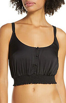 FREE PEOPLE Intimately Damen Crop-Top You Honey Schwarz Größe XS OB991031  - £27.74 GBP