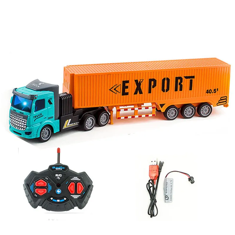 Game Fun Play Toys RC Engineering Car RC CAR Tractor Electric heavy transport tr - £46.19 GBP