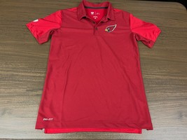 Arizona Cardinals Men’s Red NFL Football Polo Shirt – Nike Dri-Fit – Small - £10.99 GBP