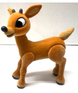 Rudolph The Red Nosed Reindeer Deluxe Talking 7.5&quot; Vintage Action Figurine - $69.10 CAD