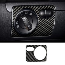 Kswagen scirocco golf 6gti accessories lhd rhd carbon fiber headlight switch cover trim thumb200