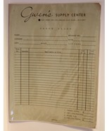 Vintage Order Form Gwen&#39;s Supply Center Los Angeles California - $6.92