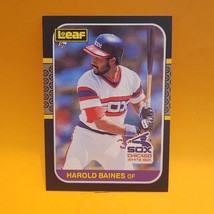 1987 Leaf Canadian - #52 Harold Baines Chicago White Sox Baseball Card - £1.07 GBP