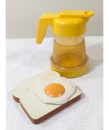 Vintage Fisher Price Syrup Pourer dispenser Play pretend Food bread frie... - $28.72 CAD