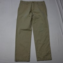 Gap 33x30 Khaki Straight 100% Cotton Mens Chino Pants - £12.69 GBP