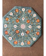 17  &quot; Green Marble Mother of Pearl Inlay Coffee Table Top - $1,141.56 CAD