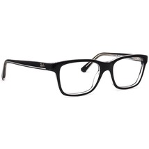 Ray-Ban Small Eyeglasses RB 1536 3529 Black on Clear Square Frame 48[]16... - $59.99
