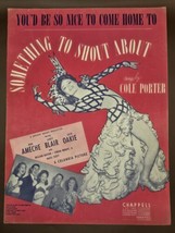 1942 Vintage Sheet Music-YOU&#39;D Be So Nice To Come Home TO-Songs By Cole Porter - £11.19 GBP