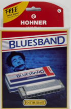 HOHNER - 1501BX - Blues Band Harmonica, Key of C - Chrome - £15.68 GBP