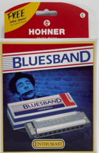 HOHNER - 1501BX - Blues Band Harmonica, Key of C - Chrome - £14.88 GBP