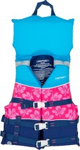 O&#39;Brien Youth Pink 50-90 Lbs. Nylon With Collar Cga Life Jacket. - $46.95