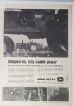 John Deere Stepped Up 3020 and 4020 Magazine Ad 1964 - £11.09 GBP