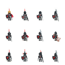 12 Assortment of Skeleton Red Dragon Knights Mini figures Building Blocks - £17.49 GBP