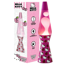 Hello Kitty 16&quot; Lava Motion Volcano Lamp Sanrio Cherry Blossom Glow Kawa... - $51.97
