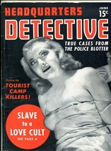 Headquarters Detective #1 6/40-love Cult slaves-SOUTHERN States PEDIGREE- fine- - £177.21 GBP