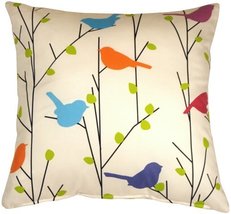 PILLOW DÉCOR Spring Birds 15x15 Decorative Pillow - $26.11+