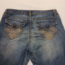 Nine West RN#89828 Women's Blue Cotton Blend Denim Cropped Jeans Size 10 (32×25) image 12