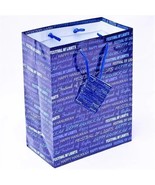 Gift Bag with handles Bue Festival of Lights/Happy Hanukkah Motif (12 pc... - $49.39 CAD