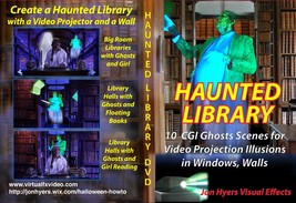 Haunted Library Halloween FX DVD - £10.91 GBP