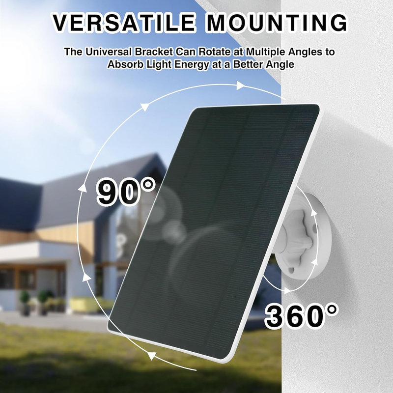 Solar Panel for Ring Camera, Compatible with Ring Spotlight Cam Battery/Plus/Pro Item image 6
