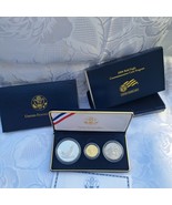 2008 Gold &amp; Silver Bald Eagle 3coin Proof Set US Mint OGP $1, $5 &amp; Half - $19,571.96 MXN