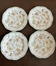Grace Teaware Set Of 4DINNER Plates 10.5” Spring Flowers Floral New - £55.93 GBP