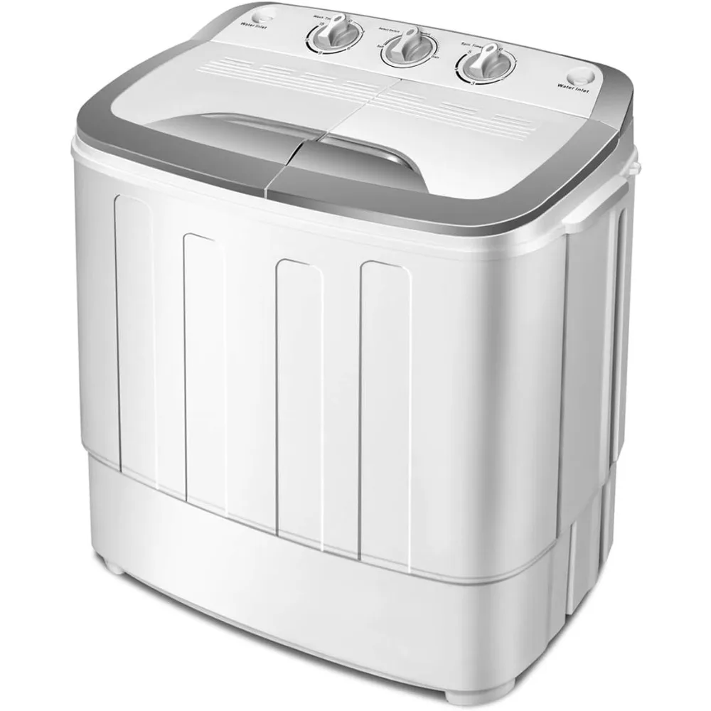 Ng machines 13lbs washer and spinner combo semi automatic laundry machine twin tub mini thumb200
