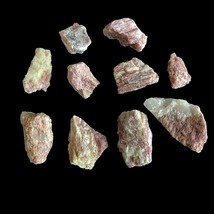 Wholesale lot of 10 Pink Rubellite Tourmaline Crystals in Quartz     PTO... - £20.84 GBP