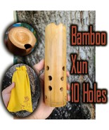 Handcrafted Vietnamese Xun Flute-10 Holes | Deep Bass Tones | Keys F/C4-... - $826.45 MXN