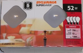 Sylvania 52 Watt 120 Volt A19 Frosted Incandescent Lamp 60 Watt Replacem... - $218.99 MXN