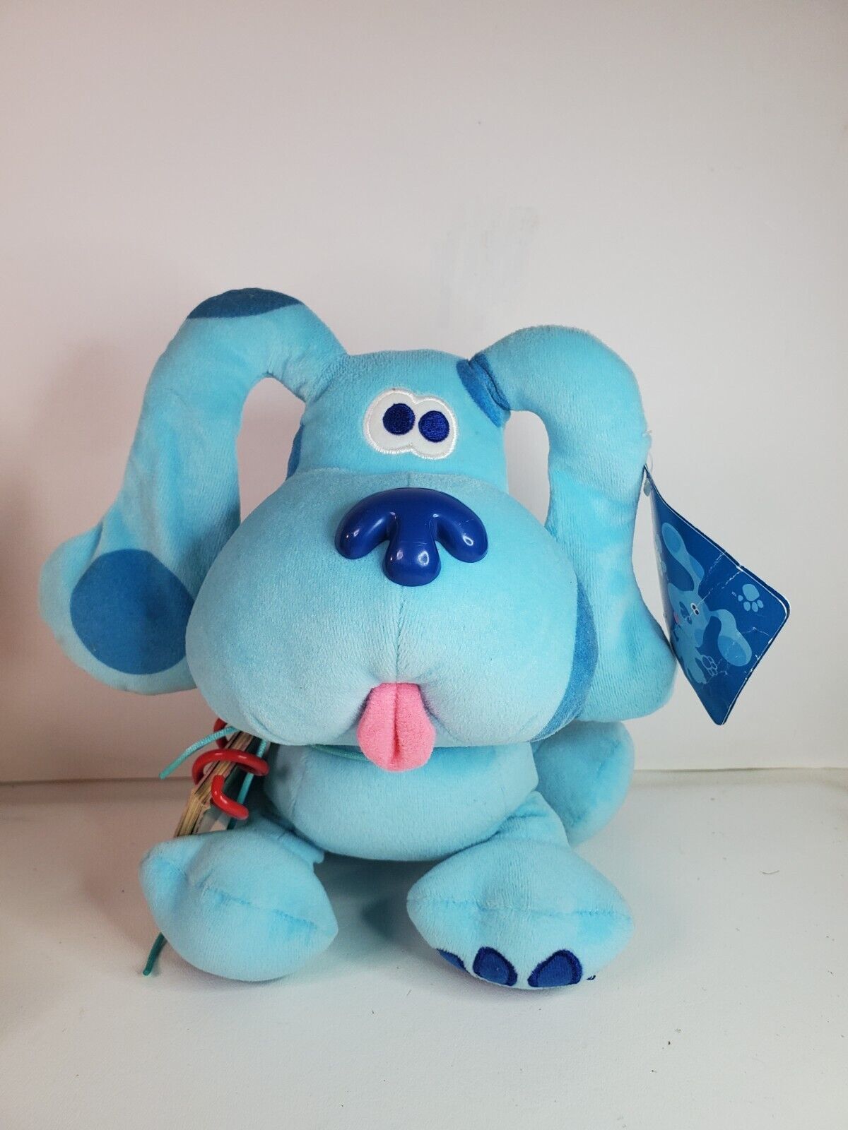 Blues Clues Plush With Handy -Dandy Notebook Viacom Eden Toys Vintage 1998 - $57.37