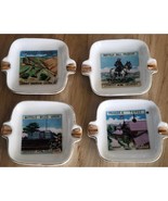Vintage Lookout Mtn Colorado 4 Small Made in Japan Souvenir Ashtrays See... - $24.60 CAD