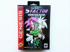 S Factor Sonia and Silver - Custom Case / Game Sega Genesis  - £12.05 GBP+