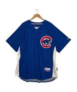 Chicago Cubs Jersey Mens XL Blue White MLB Baseball Shirt Cool Base Maje... - $54.14 CAD