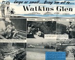 Watkins Glen New York Brochure 1950&#39;s Photos - $24.72