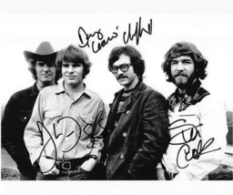 CREDENCE CLEARWATER REVIVAL SIGNED PHOTO X3 - John Fogerty, ++ w/COA - £460.50 GBP