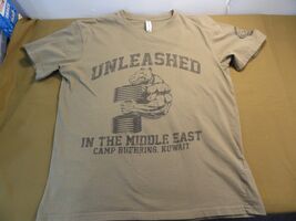 DISCONTINUED UNLEASHED IN THE MIDDLE EAST CAMP BUEHRING KUWAIT TAN SHIRT... - €28,78 EUR