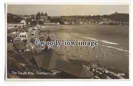 tq0156 - Yorks - View across South Bay from Cliff Walk in Scarborough - Postcard - £1.99 GBP