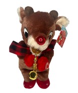 Rudolph the Red Nosed Reindeer Light-Up Musical Plush Plays Saxophone Ch... - $26.72