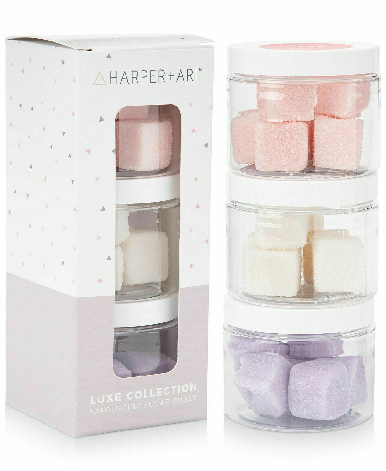 Harper + Ari Luxe Collection Exfoliating Sugar Cubes Gift Set Rose Dream Coconut - $16.00
