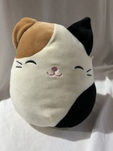 Squishmallows Cam the Calico Cat 8” Plush Stuffed Animal Closed Eyes - £17.32 GBP
