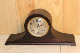 Antique New Haven 8 Day Mantle Clock ~ Serviced &amp; Running - £176.18 GBP
